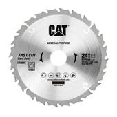 CAT DA08001 184x30mm Ahşap Kesme Elmas, Daire Testere Bıçağı 24 Diş - 1