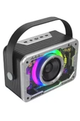 Vtn-82 Taşınabilir Kablosuz Işıklı Bluetooth Hoparlör Ses Değiştirme Özellikli thumbnail 4