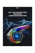 Y21 Rgb Işık Efektli Intercom Bluetooth Motosiklet Kask Kulaklığı Intercom Kulaklık thumbnail 4