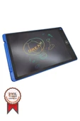 T12 Mavi Writing Tablet Lcd 12 Inç Dijital Kalemli Çizim Yazı Tahtası thumbnail 1