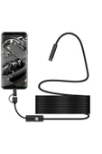 Endoskop 3 İn 1 Yılan Kamera Usb Micro Usb Type-c 20 Metre Sert Kablo thumbnail 3