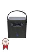 Bts-1688 Yeşil Mikrofonlu Karaoke Bluetooth Hoparlör thumbnail 2