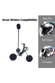 Jack Girişli 3.5mm İntercom Kulaklığı Bt31,bt22,bt35 Uyumlu Motorsiklet Kask Yedek Mikrofon thumbnail 3
