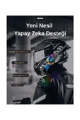 Y21 Rgb Işık Efektli Intercom Bluetooth Motosiklet Kask Kulaklığı Intercom Kulaklık thumbnail 2