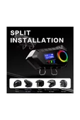 Y30 Kask Kulaklık Bluetooth Motosiklet Kulaklık Rgb Radyolu Intercom thumbnail 1