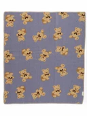 Bebitof Sevimli Ayıcıklar Desenli 90x100 cm Peluş Bebek Battaniye BBTF.İNDG.95076 - 2