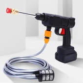 48V Şarjlı Çift Bataryalı Taşınabilir Basınçlı Yıkama Sulama Tabancası thumbnail 2