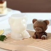 Ayı Şekilli Silikon Buz Kalıbı thumbnail 2