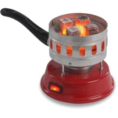 Yuvarlak Galvaniz Elektrikli Nargile Köz Ocağı thumbnail 4