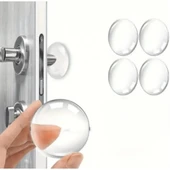 Şeffaf Silikon Mobilya ve Kapı Durdurucu Darbe Pedi 4'lü Set thumbnail 1