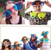 Büyük Parti Gözlüğü Rengarenk 12 Adet thumbnail 2