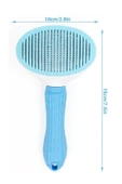 Otomatik Temizlenen Evcil Hayvan Tarağı Mavi thumbnail 2