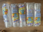 Şeffaf Kristal Mika Ekstra Sert Plastik Bardak 180 cc 100 Lü Avantajlı Paket 125 adet - 2