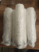 Karton Bardak 6, 5 Oz 3000'LI Sızdırmaz Erimez Dayanıklı Kağıt Bardak Kullan At Bardak 5 paket 250 adet - 2