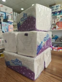 Cafe Lokanta Restoran Tip Araç İçi Orkide Poşet Kağıt Mendil Yatay Peçete Çift Yaprak 5 Paket - 1