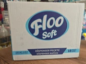 FLOOSOFT MASAÜSTÜ DİSPENSER PEÇETE 18 PAKET 100 LÜ 1800 ADET - 3