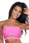 FUŞYA MI Emay 4050 Double Örgü Toparlayıcı Straplez Büstiyer - 1