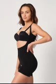 SİYAH MI Emay 2834 Göğsü Açık Ferumalı Tül Popo Boy Lazer Korse thumbnail 2