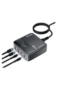 65w Masaüstü 4 Portlu Hızlı Şarj Cihazı İstasyonu 2xusb-a, 2xtype-c Giriş,1,5 Mt. Kablo - 3
