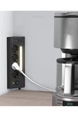 Lp764 Çoklu Gece Lambalı Priz Yüksek Gerilim Korumalı 4 lü Priz 2xusb 2xtype-c Çıkışlı Grup Priz Çoğaltıcı - 3