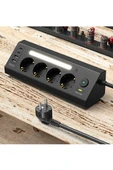 Lp764 Çoklu Gece Lambalı Priz Yüksek Gerilim Korumalı 4 lü Priz 2xusb 2xtype-c Çıkışlı Grup Priz Çoğaltıcı - 2