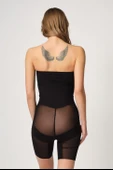 SİYAH MI Emay 2929 Double Tül Paçalı Lazer Korse thumbnail 1