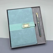 Tarihsiz Ajanda Defter Kalem Set - 1