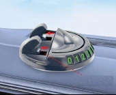 360° Dönebilen Yapışkanlı Numaratörlü Araç Telefon Tutucu - 3
