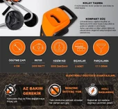 Gardenpro ZF5120 Elektrikli Dal Öğütme Makinesi thumbnail 2