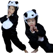 Çocuk Panda Kostümü 2-3 Yaş 80 cm - 1
