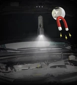 WATTON Şarjlı Yeni Nesil El Feneri 3 Kademeli Zumlu 8 Fonksiyonlu (TYP-C Şarjlı Mıknatıslı Suya Dayanıklı Şık Fener) thumbnail 4