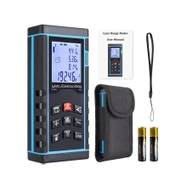 60 Metre Hassas Lazer Metre Ölçer LCD Dijital Ekran Su Terazili Lazerli Mesafe Ölçüm Cihazı - 1