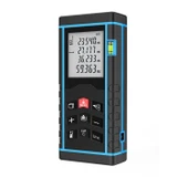 60 Metre Hassas Lazer Metre Ölçer LCD Dijital Ekran Su Terazili Lazerli Mesafe Ölçüm Cihazı - 6