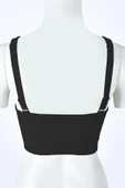 Siyah Halter Yaka Dikişsiz Sütyen thumbnail 2