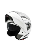 NCR NCRÇene Açılır Kask Vizörlü Beyaz thumbnail 2