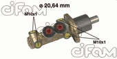 CIFAM 202059 ANA MERKEZ R19 I-II-MGN I 96-03 CLIO 90-98 P106 91-96 -TOLEDO 91-99 -POLO 81-94 20.64mm 7700793558-192611019-4601.85 - 1