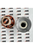 Universal Motosiklet Protaper Sağ-Sol Elcik Takımı Şeffaf Turuncu-Siyah Yazılı - 2