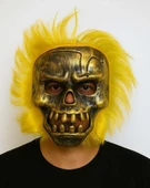 Eğitici Oyuncak Wild Skull - Bakır Kafatası Sarı Saçlı İskelet Maske - 1