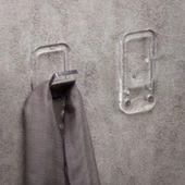 4 Adet Şeffaf Pleksi Askı Modern Tasarım Dayanıklı Yapı Estetik ve Fonksiyonel Askı  Şık ve Pratik Kullanım için İdeal Askı thumbnail 2