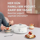 VZN 20W 1,5Lt. 7 Kavanozlu  Bebek Ek Gıda Başlangıç Seti ve Profesyonel Yoğurt Mayalama Makinesi - 7