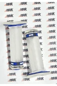 Universal Motosiklet Protaper Sağ-Sol Elcik Takımı Şeffaf  Mavi- Siyah Yazılı - 3