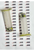 Universal Motosiklet Protaper Sağ-Sol Elcik Takımı Şeffaf Sarı-Siyah Yazılı - 2