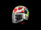 KASK MT ÇOCUK LITE DİNO A0 BEYAZ - 1