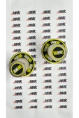 Universal Motosiklet Protaper Sağ-Sol Elcik Takımı Şeffaf Sarı-Siyah Yazılı - 3