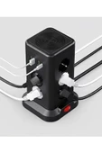 Wp711 Akım Korumalı Priz Kablosuz Şarj İstasyonu 11x Soket 3x Usb 1xtype-c Kablolu Grup Priz - 3