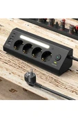 Lp764 Çoklu Gece Lambalı Priz Yüksek Gerilim Korumalı 4’lü Priz 2xusb 2xtype-c Çıkışlı Grup Priz Çoğaltıcı - 2