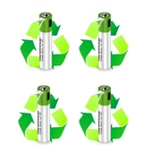 Usb Type-c Şarjlı 4 Adet Aaa 1.5v Lityum Kalem Pil 750mah Uzun Ömürlü - 6