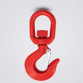 Fırdöndü Kuşgöz 3 Tonluk Çelik Dönel Kanca Vinç Halat Taşıma Bağlantı Ekipmanı Dayanıklı Model thumbnail 5