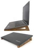 Ahşap Laptop Tutucu Notebook Standı Macbook Yükseltici 13" 14" 15" 16" 17" - 1