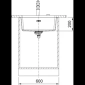Franke MRG 210 / 110-72 Sahara Granit Eviye + Active Plus Doccia Sahara Granit Mutfak Bataryası + Active Plus Sahara Sabunluk - 9